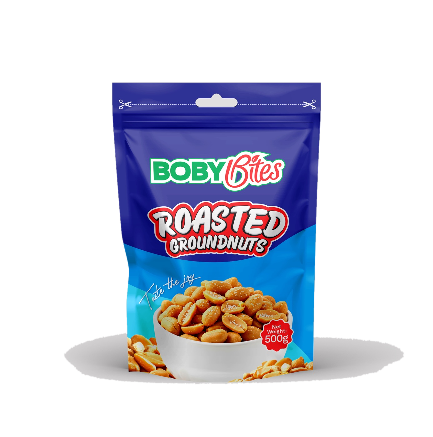 Boby Bites Roasted Groundnuts, 500g pack